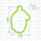 Santa Ornament - TALL