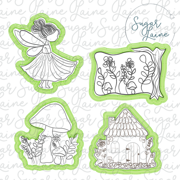 Fairy Garden - set of 4 cutters