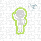 Chubby Skeleton Silk Stencil