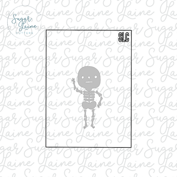 Chubby Skeleton Silk Stencil