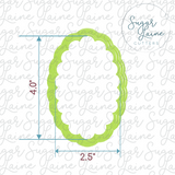 Scalloped Oval