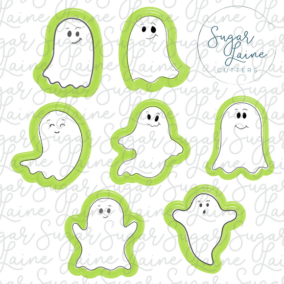 Mini Ghosts Set of 7 cutters